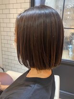 ジュイール(jouir)&nbsp;ダブルカラーショートボブインナーカラーハイライトケアブリーチ