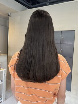 ヘアー アイス ルーチェ(HAIR ICI LUCE) グレージュオリーブグレージュ透明感カラー艶カラー/今枝