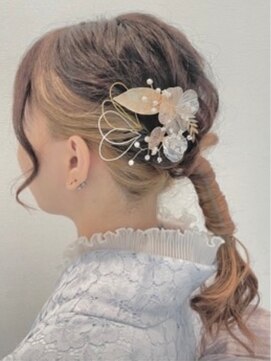 バサラ 池袋店(VASARA) タイトポニー♪着物ヘア/浴衣ヘア/卒業式ヘア/成人式ヘア
