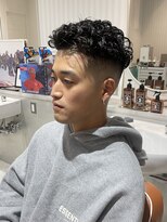 エルエフェ(EL JEFE)&nbsp;【宮城リョータ風フェードパーマスタイル】［東中野］［落合］