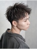 爽やかツーブロック【ナチュラルスパイキーショート】