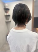 【shima】伸ばしかけショート外はね×ブルージュ