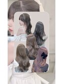 ☆韓国ヘアスタイル 大人ガーリー 透明感カラー☆