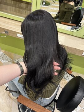 ノー バイ イオエ 西梅田(no. by ioe) ブリーチなしカラー/髪質改善/ミルクティーベージュ/小顔ヘア