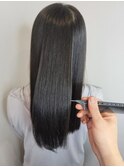 縮毛矯正でさらさらに！