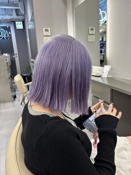 ロテ 名古屋 名駅店(Lote.) ホワイトグレージュ/デジタルパーマ/チェリーブラウン/名古屋