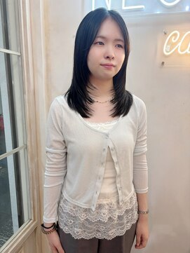 ネオリーブカップ 町田店(Neolive capu) レイヤー/伸ばしかけヘア/小顔ヘア /ブリーチなしカラー