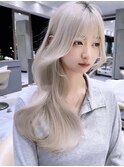 ショート ボブ インナーカラー 韓国風5712