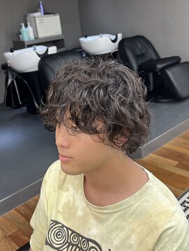 ザデイトウキョウ 表参道 青山(THE DAY TOKYO) ミディアムパーマ/メンズカット/大人メンズ