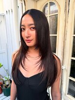 アデ オモテサンドウ(ade omotesando)&nbsp;髪質改善とレイヤーで叶えるエレガント黒髪スタイル◎