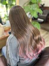 アン アオヤマ(Ann AOYAMA)&nbsp;グラデーション/ピンク/ベージュ