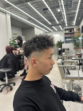 ジュール メンズ 大分(Joule men's) スキンフェード/スパイキーショート/短髪パーマ/[大分駅]