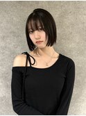 【RURI】10代20代/切りっぱなしボブ/グレージュ/福岡天神