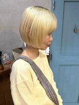 ヘアーミュゼ 井田店(Hair Musee)&nbsp;ボブ×ブロンドベージュ