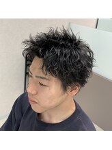 ニュアンスパーマ×スパイキーショート