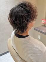 カインド 南青山(hair&make up KIND)&nbsp;シャドウパーマメンズウルフ波巻きパーマ