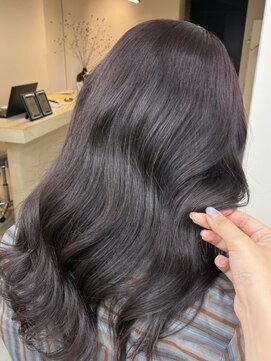 リンクバイアーバン(link by urban.) 【透明感カラー】艶感ラベンダーグレージュ