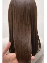 フォイルヘアー(Foil.hair)&nbsp;艶ブラウン×髪質改善ストレートロング