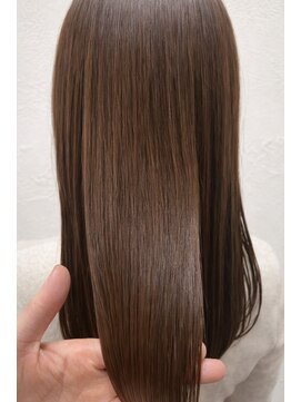 フォイルヘアー(Foil.hair) 艶ブラウン×髪質改善ストレートロング