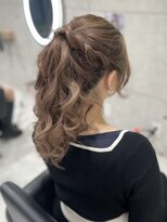 クラン 東心斎橋店(Clan) ゆるふわポニー/心斎橋ヘアセット