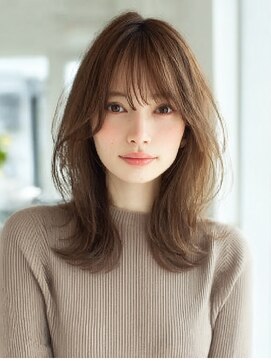 ダル 渋谷/表参道(DAL.) レイヤーカット髪質改善カラー透明感カラー顔まわりカット