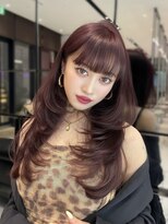 キーン 吉祥寺店(keen)&nbsp;チェリーレッド×レイヤーカット