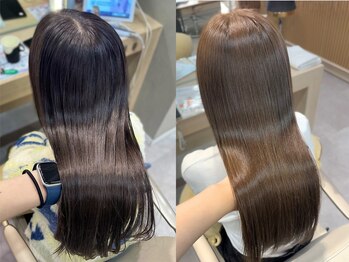 メロウバイケンジ(mellow by KENJE)の写真/《Aujuaソムリエ在籍》ソムリエが選ぶあなたに合ったトリートメント★ダメージケアとカラーをWで楽しめる♪