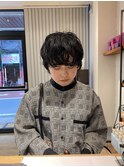 くしゃっと可愛いショートパーマ/レイヤーカット