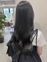 アトレ 福岡大名店(attrait) 地毛風カラー/ナチュラルブラック