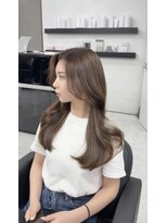 ACTION 心斎橋 second /髪質改善/縮毛矯正/【10月上旬 NEW OPEN（予定）】&nbsp;巻き髪が綺麗に決まる縮毛矯正×韓国レイヤー/透明感カラー