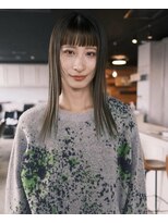 マイルス(MILES)&nbsp;ワイドバング×レイヤー×ストレート