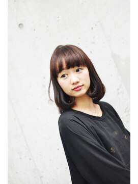 ヘアサロン ケッテ(hair salon kette) hair salon Kette 厚めバング*ナチュラルボブ