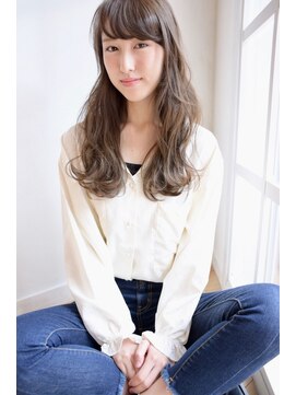 スプレンド センター南(SPLENDO hair nail supply&co.) 【SPLENDO立花】モテ前髪xヌーディーグレージュ