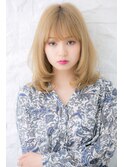 【4-restgarden】外国人風カラー♪毛先の遊びで見せるミディー