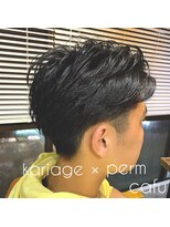 カフーヘアー 本店(Cafu hair)&nbsp;モテ髪メンズパーマ、流れるスタイル◎