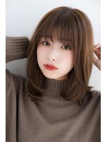 ラフ フロム ガーデン(Laf from GARDEN)&nbsp;加藤貴大30代40代人気　ツヤ感ミディアムレイヤースタイル