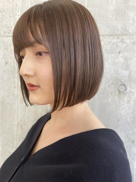 ロックス バイ マグ 松本(rocks BY MAG) 10代20代/大人可愛い/ダブルカラー/ミルクティー/ショートボブ