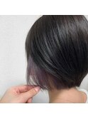 インナーカラー☆パープルグレー