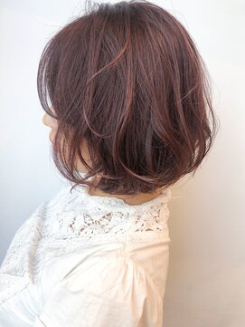 マイラ 銀座(myla) 【田村】大人可愛いゆるふわショートボブピンクアッシュベージュ