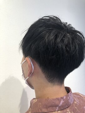 N.J ハービスプラザエント店 ツーブロマッシュナチュラルパート