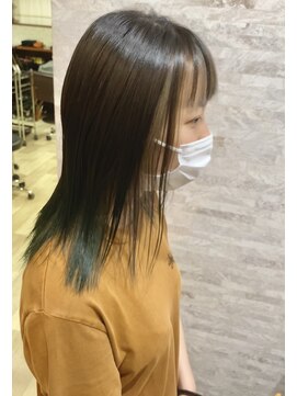 ヘア デザイン クランプ フロント(Hair Design CLAMP front) ヘムライン・グラデーションカラー