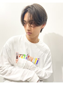 バイフィフス 原宿/表参道(by fifth) ナチュラルセンターパート/ワンカールパーマ/ニュアンスパーマ