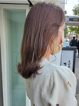 インビテーション(invitation) ブリーチなしの透明感カラーに