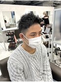 ツーブロックなしジェットモヒカンスタイル