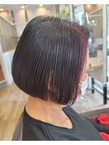 ヘアーズビースリー ポートサイド ワンレンボブXワンレンボブ 40代50代60代70代