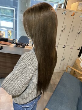 ラフ 難波店(LAFF) #黒髪#ボブルフ#ネビージュ#小顔#ワンレン