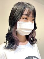 ムク 横浜店(muku)&nbsp;ダブルカラーピンクベージュベージュカラーケアブリーチレイヤー