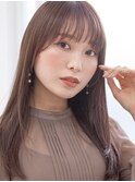清楚なナチュラルストレート