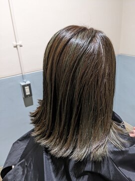 フレーム へアアンドトリートメント 天王寺北口店(FRAME) ニュアンスカラー　オリーブグレージュ