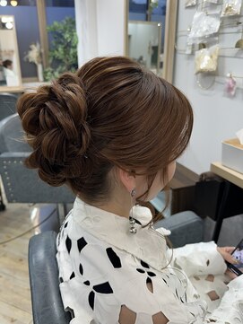 ファースト 祇園本店(first) 【ヘアセットサロンfrst】キレイめアップ♪